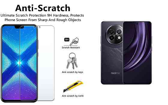 Защитное стекло NeoGlass для realme 13 5G, realme 13 Pro+, realme 13 Pro 5G – ультрапрозрачное и устойчивое Киев