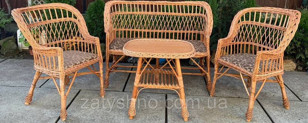 Плетені меблі з лози Київ - фото 4