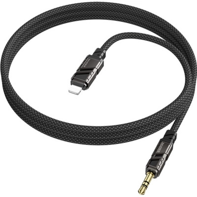 Кабель мультимедийный Lightning to 3.5mm M 1.0m BL22 black BOROFONE (6941991117749) Винница - изображение 3