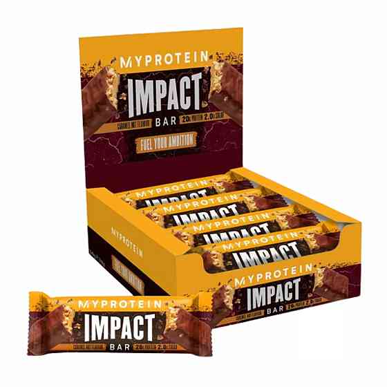 Impact Protein Bar - 12x64g Caramel Nut Київ