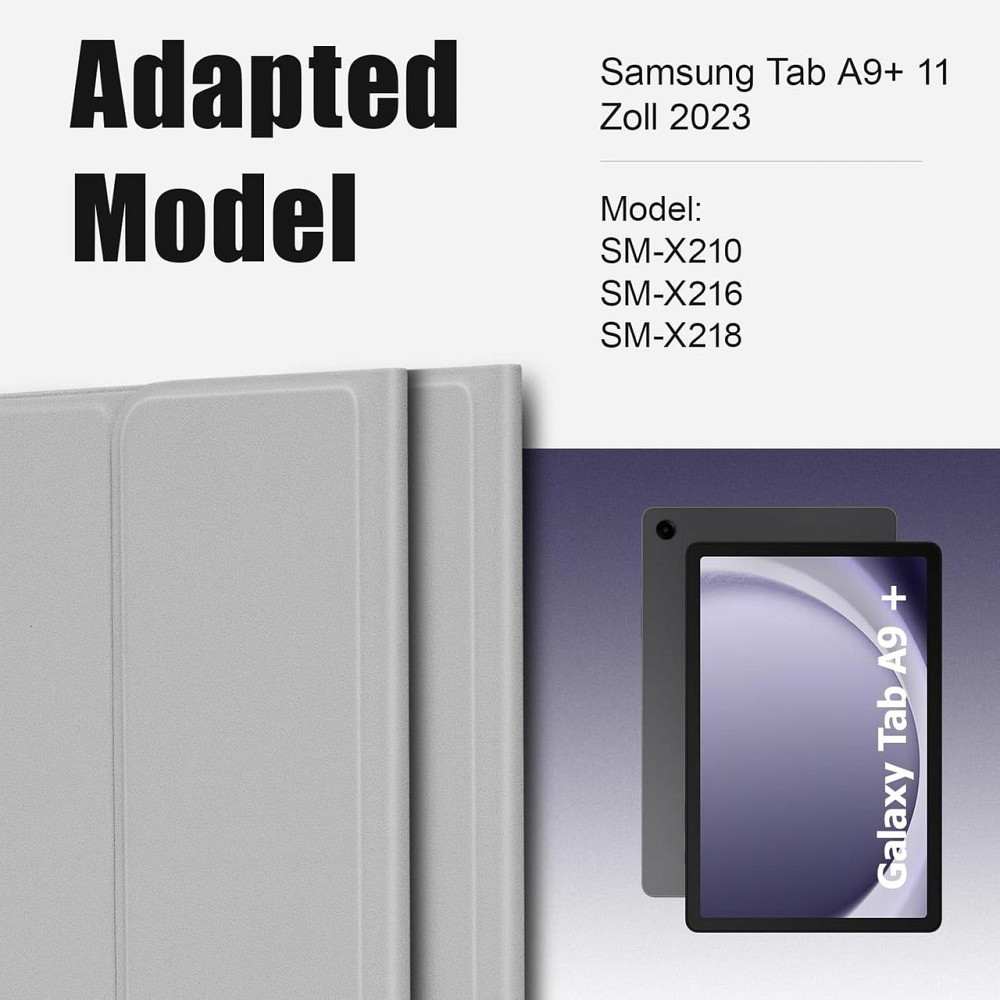 Чехол-клавиатура Samsung Galaxy Tab A9+/A9 Plus 2023 11 Inch SM-X210/X215/X216 Днепр - изображение 4