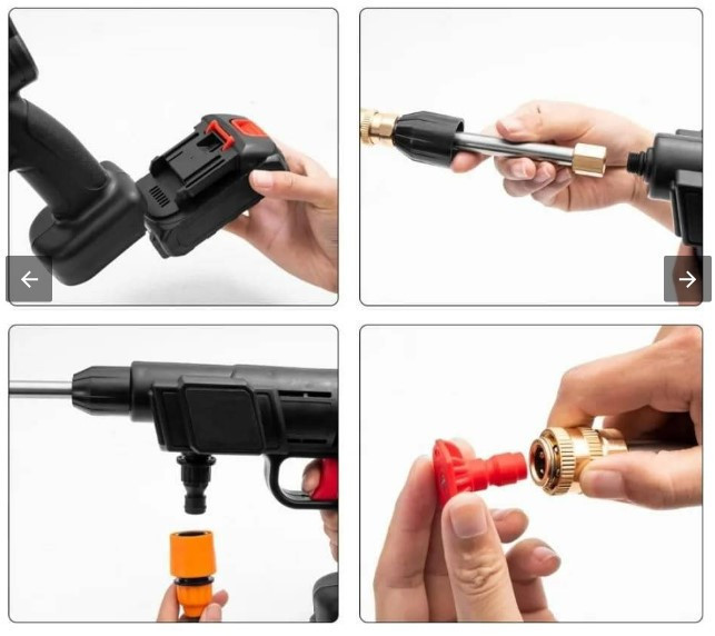 Аккумуляторная мойка Высокого Давления BX-3219, 2 Аккумулятора 24В, Мощность 550Вт, Расход Воды 4 Л/мин 5м Одесса - изображение 6