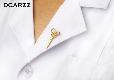 Брошь для парикмахера Ножницы-Расческа Киев - изображение 2