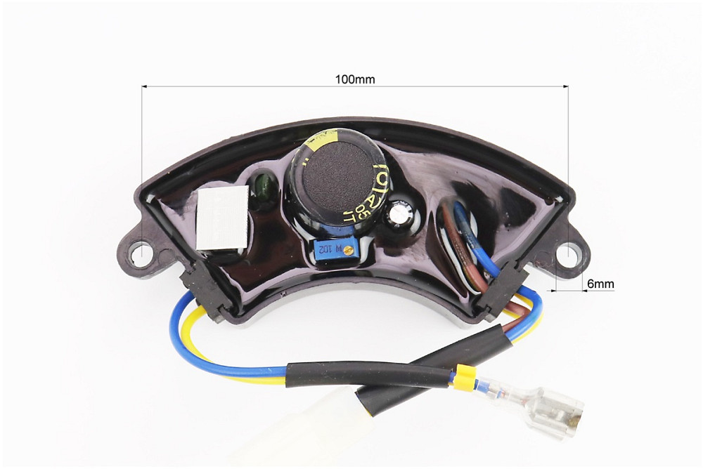 Реле напруги AVR однофазне 2-3,5 кВт (корпус - сегмент, пластик, контакти - 2 "мама" + 4 "тато", 250V, 220µF), від 5шт -5% Київ - фото 2