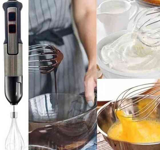 НЕМЕЦКИЙ заглибний блендер Rainberg RB-2293 6в1 з підставкою 1200 Вт. Київ