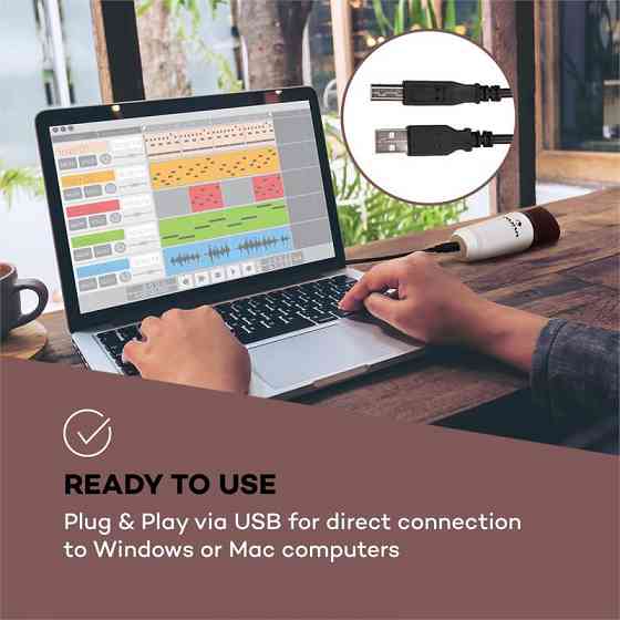 MIC-920 USB Microphone Set V5 конденсаторний мікрофон мікрофонний кронштейн захист від попмузики мікрофонний Рівне