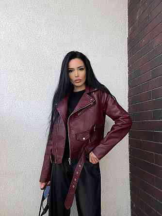 Куртка косуха жіноча Бордовий L Харків