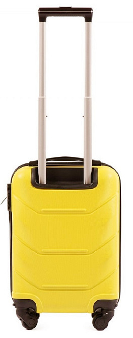 Валіза пластикова WINGS 147 мікро 51 см жовта Київ - фото 3