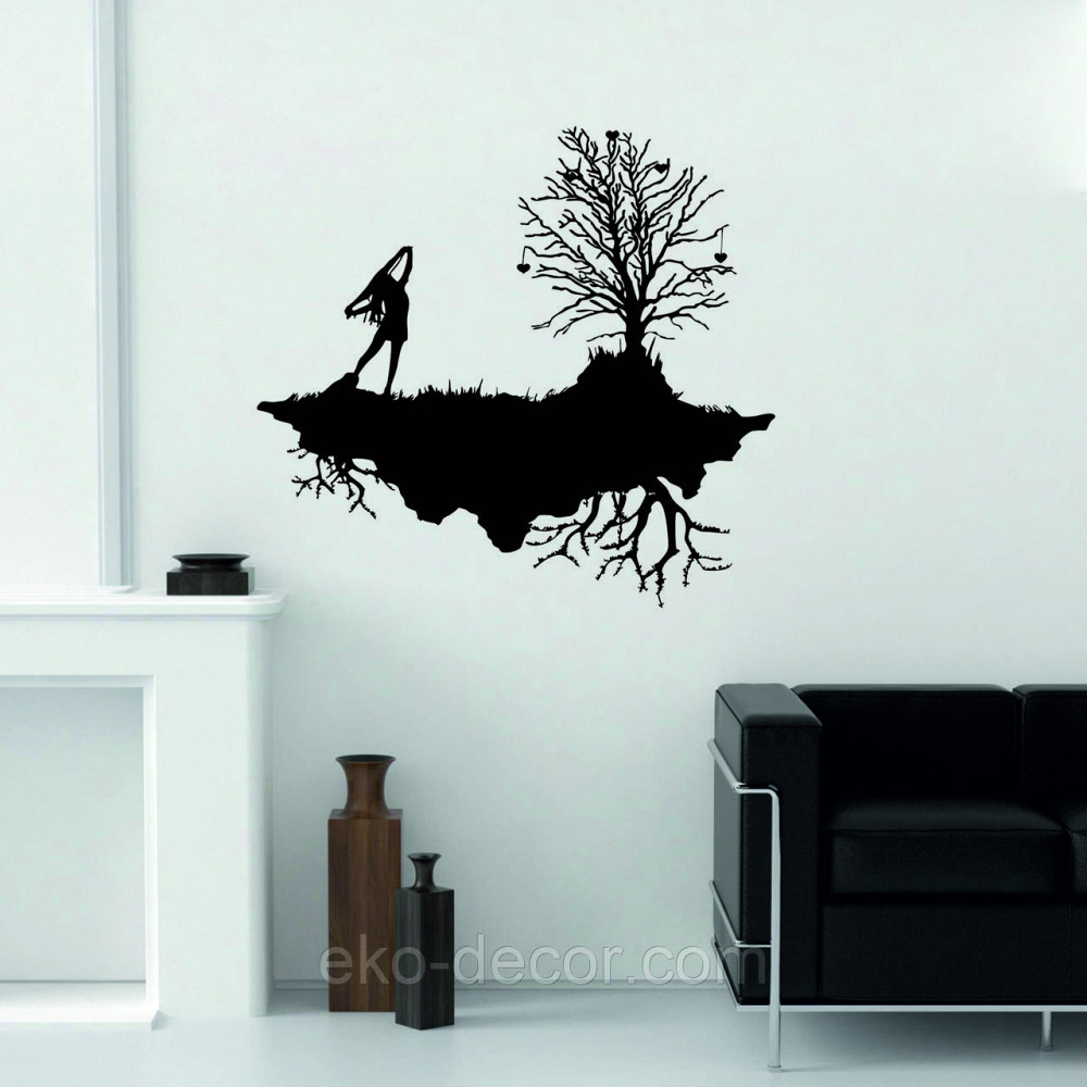 Декоративное настенное Панно «Дерево», Декор на стену 70*60 см, Черный Киев - изображение 3