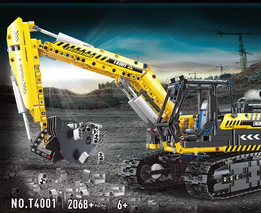 Конструктор дитячий екскаватор на дистанційному управлінні на 2068 деталей Кам'янець-Подільський - фото 7
