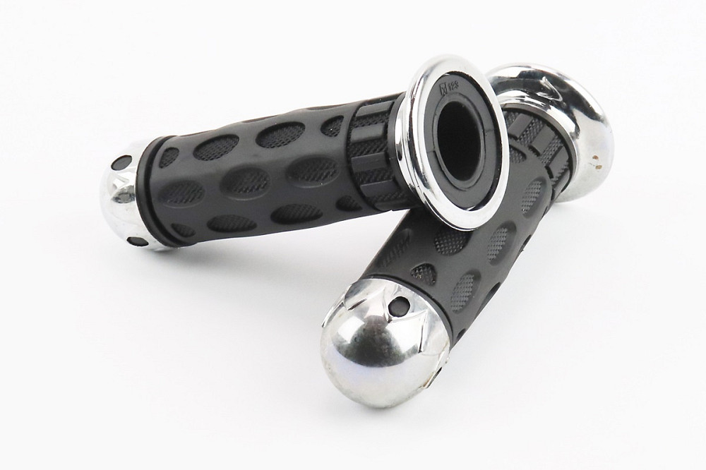 Рукоятка керма лів./пр. к-кт з хром. наконечниками, тип 2 Київ - фото 1