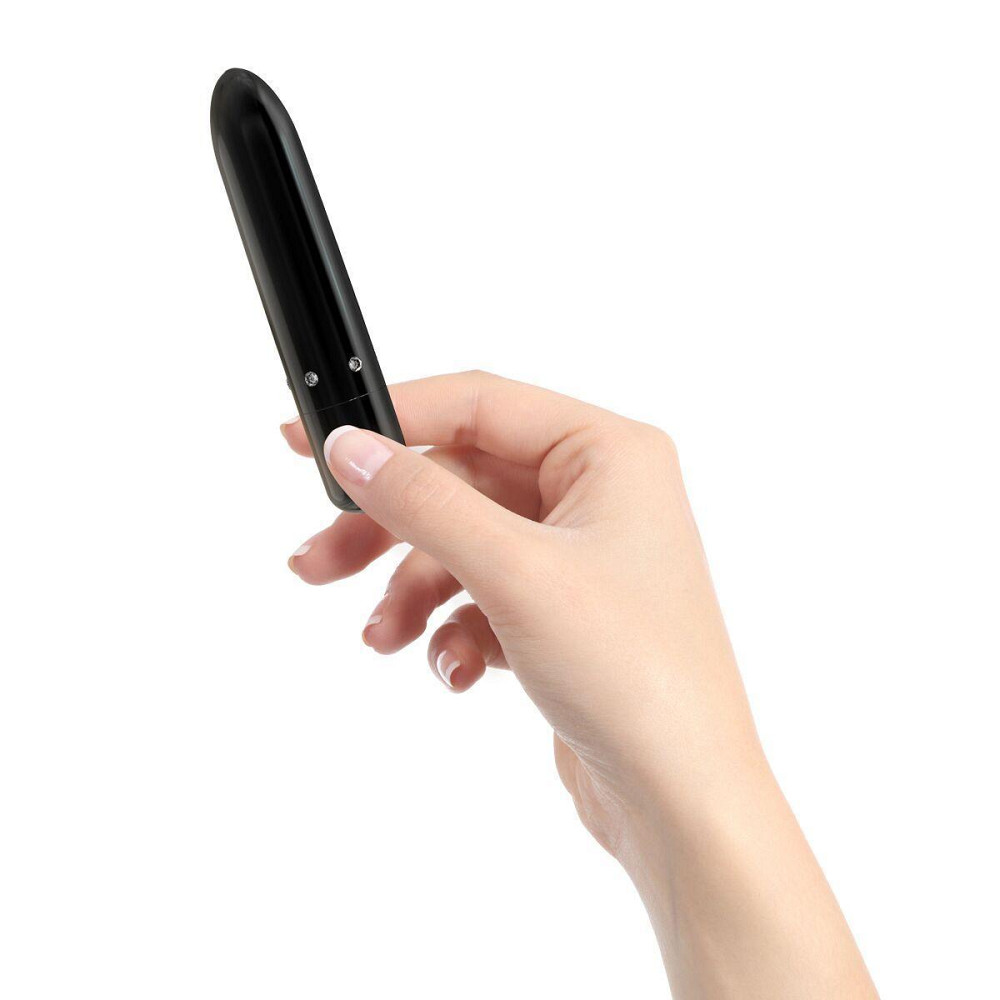 Вибропуля PowerBullet - Pretty Point Rechargeable Bullet Black Sex Aura Киев - изображение 4