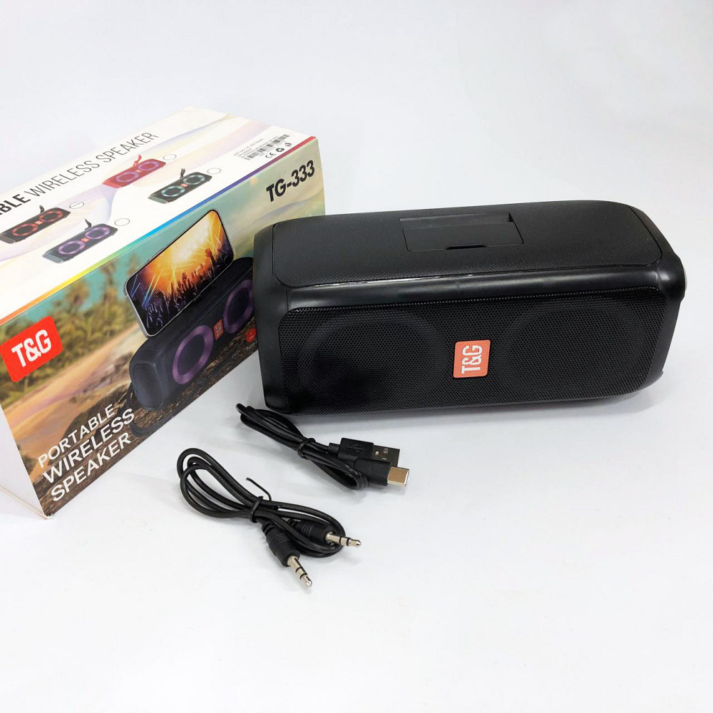 Бездротова колонка переносна гучна TG333, Портативна Bluetooth колонка AUX Bluetooth з флешкою CK-99 Львів - фото 16