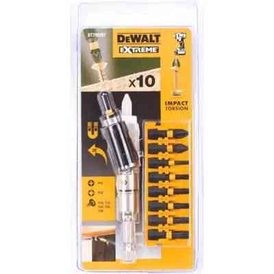 Набор бит DeWALT IMPACT TORSION, ударные, Torx, Philips, Pozidriv, L=25 мм, 10 шт (DT70578T) Винница