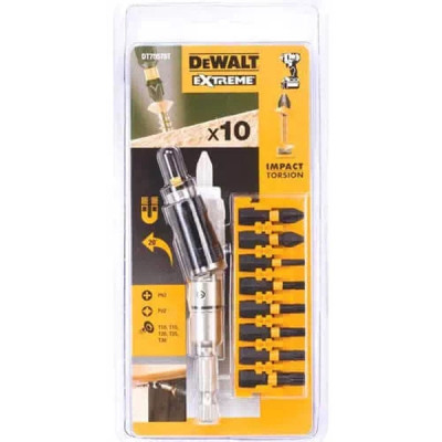 Набор бит DeWALT IMPACT TORSION, ударные, Torx, Philips, Pozidriv, L=25 мм, 10 шт (DT70578T) Винница - изображение 1