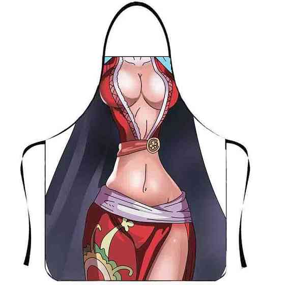 Фартук с прикольным принтом 80 на 60 см разноцветный Киев