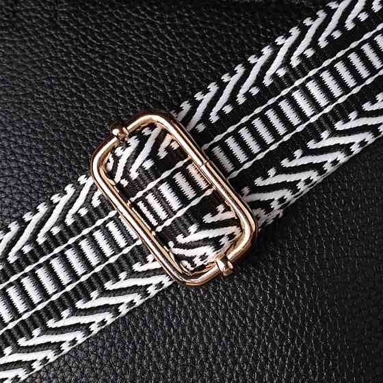 Трапецієподібна сумка для жінок з натуральної шкіри Чорний (Vintage) Київ