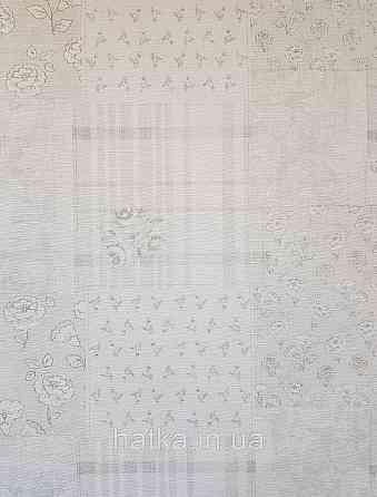 Шпалери вініл на флізеліні A.S.Creation Maison charme 0.53x10 прованс під плитку квіти смуги сірі білі Київ