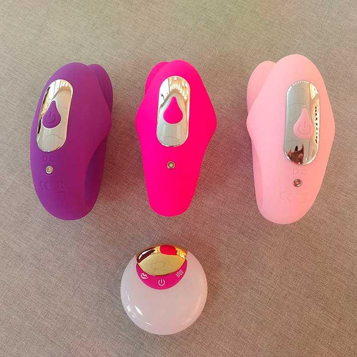 Вакуумный вибратор для пар Jony 13 режимів вібрації Фіолетовый Вінниця - фото 10