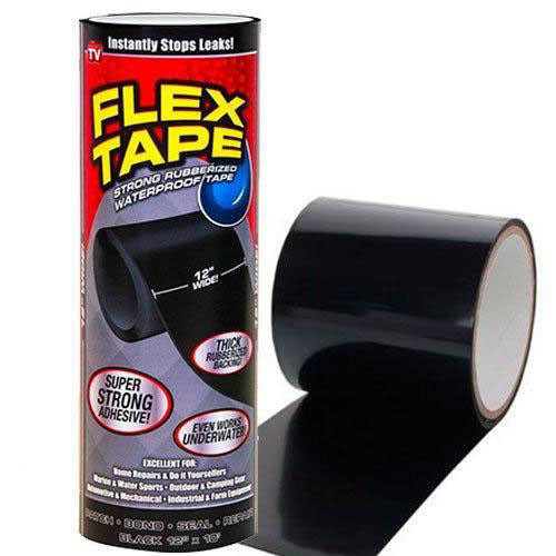 Водонепроницаемая изоляционная сверхпрочная скотч-лента Flex Tape 30 см KB-71 Львов - изображение 5