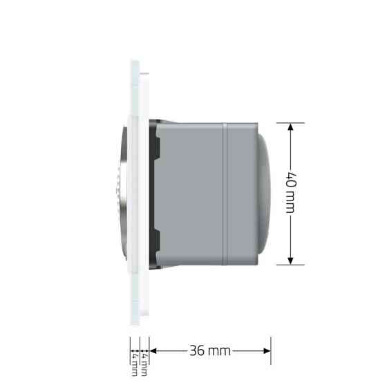 LIVOLO Bluetooth колонка Livolo білий скло (VL-C7-FCF-2WP) Коломыя