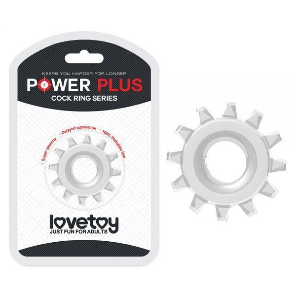 Еластичне ерекційне кільце POWER PLUS Cockring без вібрації Sex Aura Київ - фото 1
