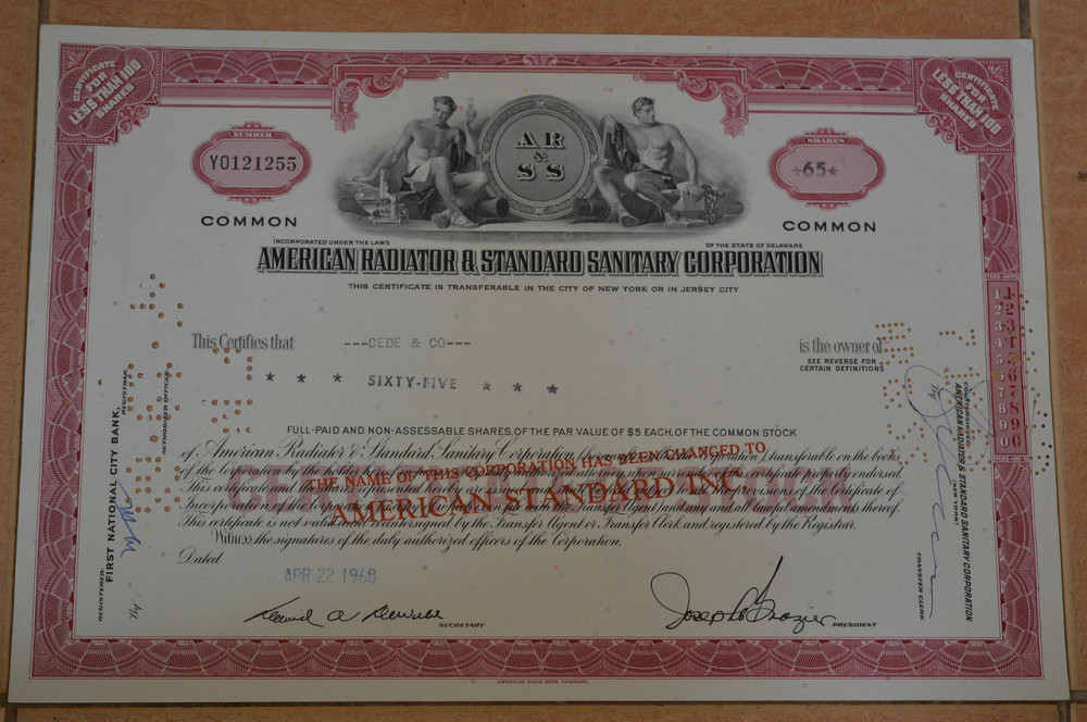 Акция. США. 1968 год №121255 (Б-4) Полтава - изображение 1