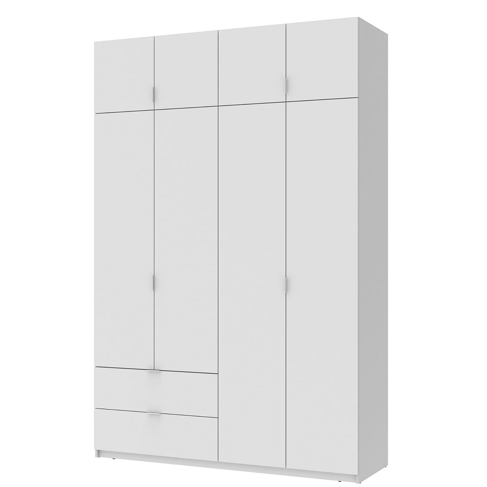 Шафа розпашна с антресолью Doros Лукас 160х50х240 см Білий (DRS-011193) Дніпро - фото 2