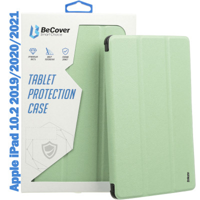 Чохол до планшета BeCover Tri Fold Soft TPU mount Apple Pencil Apple iPad 10.2 2019/2020/2021 Light Green (708458) Вінниця - фото 1