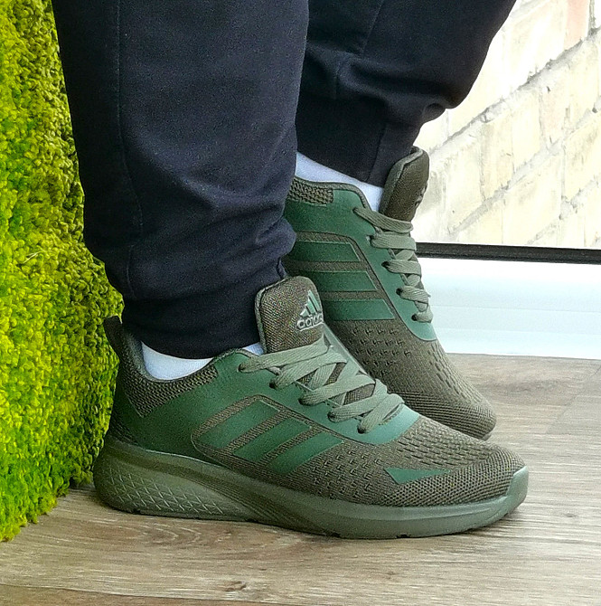 Кросівки Adidas Зелені Адідас BOOST Колір Хакі Жіночі Чоловічі (розміри: 36,37,38,39,40) Дніпро - фото 2