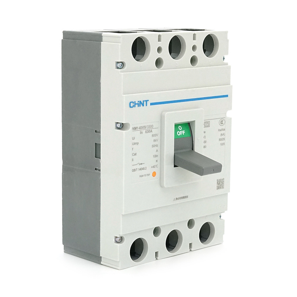 Автоматичний вимикач змінного струму CHINT NM1-630S/3300B-630A 3P, 380 В. 500-630A. 50КА/400В; 8КА/690В. 270,5 * 182 * 112mm Київ - фото 1