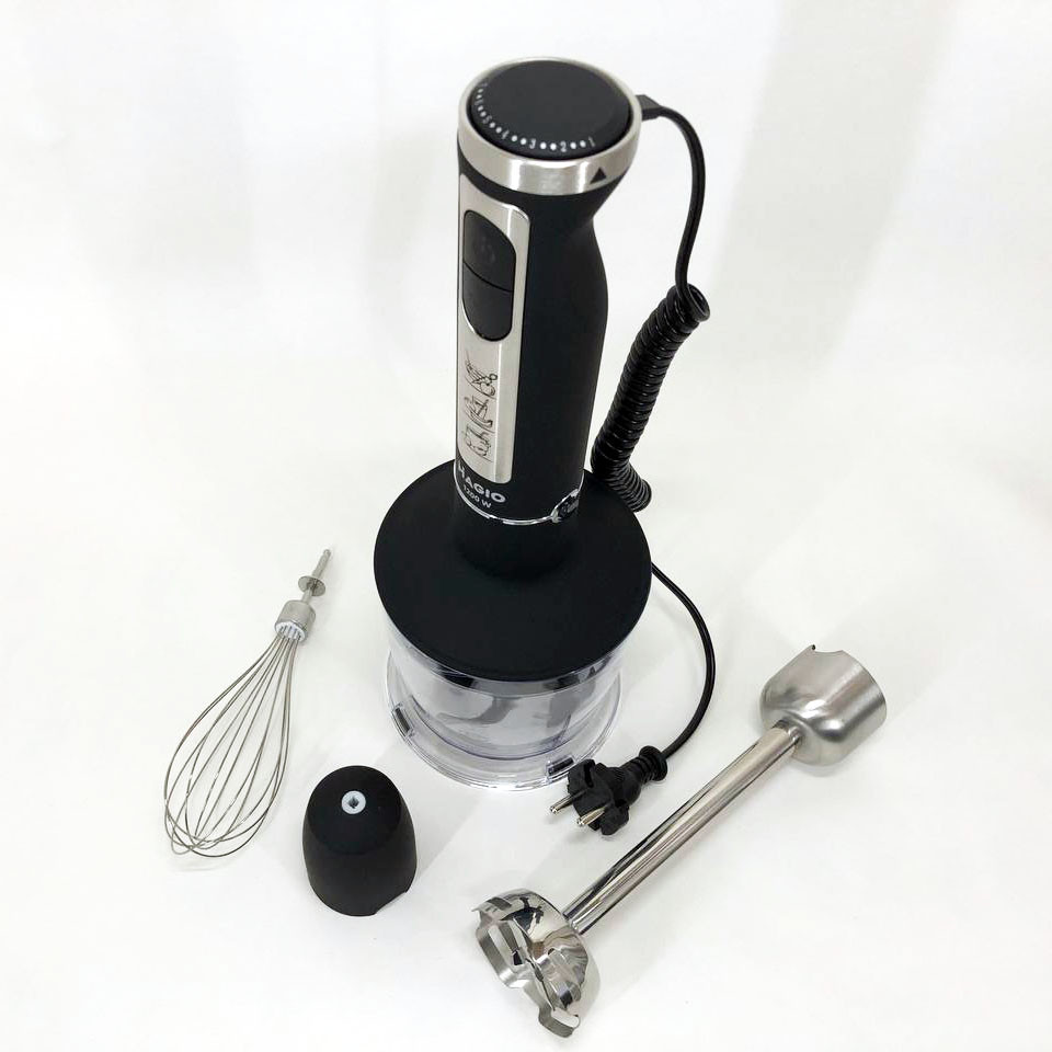 Занурювальний блендер з подрібнювачем MAGIO, Портативний блендер для смузі Кухонний з терками UN-37 Львів - фото 10