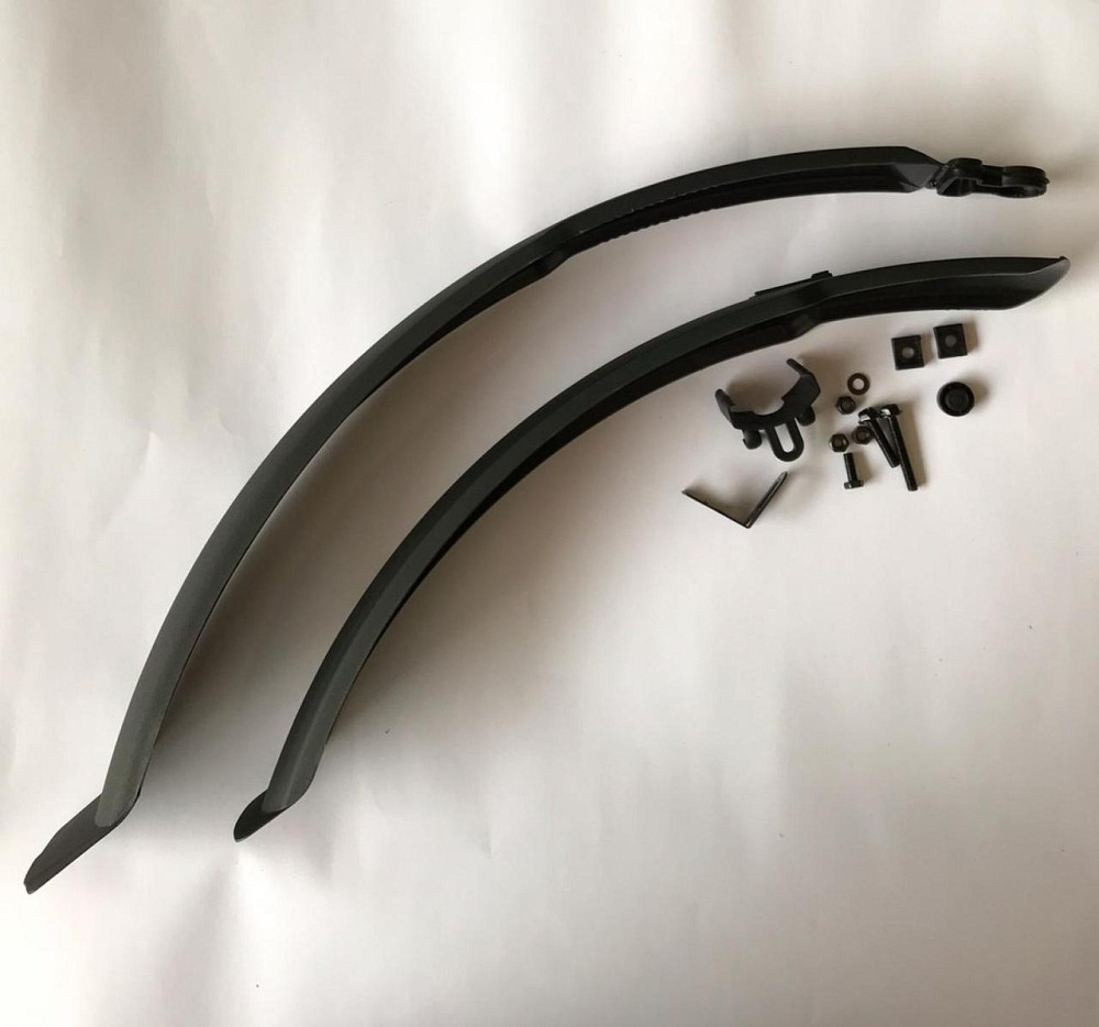 Крила велосипедні (MTB) (тюнінг) (чорні, пластик, Scorpion) Мукачево - фото 1