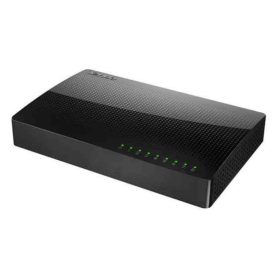 Комутатор (світч) Tenda SG108 (Чорний, 8 LAN портів 10/100/1000 Мбіт/с) Миколаїв