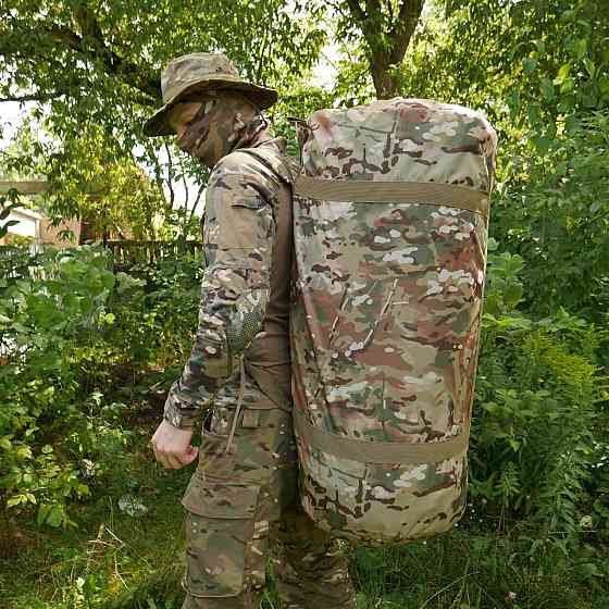 Тактична спецсумка рюкзак  120 л армійський дорожня сумка баул мультикам 120 л сумка баул WAR Львів