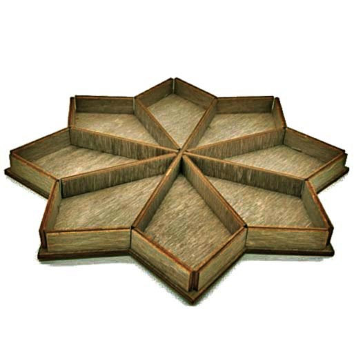 Менажница деревянная 