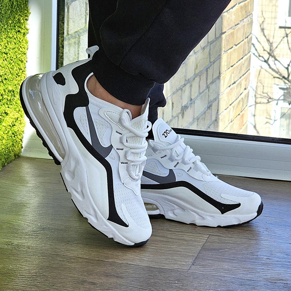 Кроссовки Nike 270 Сеточка Мужские Белые Найк с Амортизацией Летние (размеры: 41,42,43,44,45) Видео Обзор Днепр - изображение 6