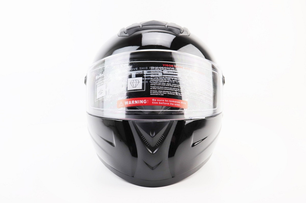 Шолом інтеграл, закритий+окуляри BLD-М61 М (57-58см), ЧОРНИЙ глянець Київ - фото 5