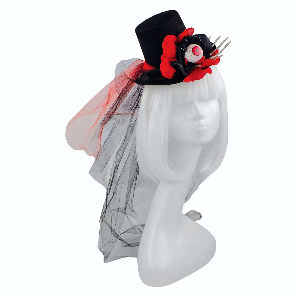 Капелюшок Skeleton Eye з фатою 502731 Київ - фото 1