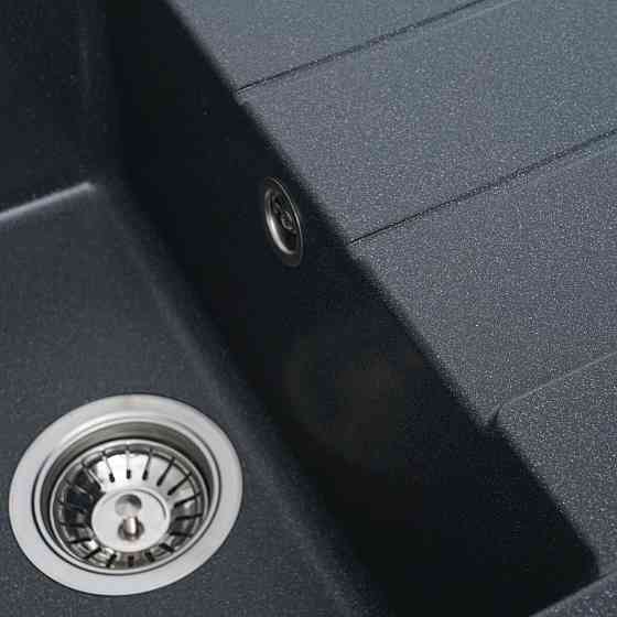 Гранітна мийка для кухні VALESO INTENSO 6550 матова Антрацит Коломыя