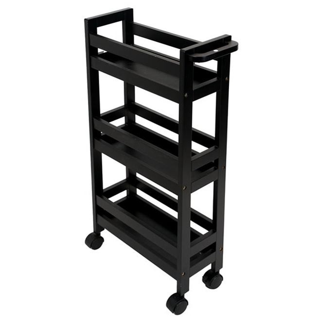 Етажерка для ванної на коліщатах "Гладіра" венге Миколаїв - фото 1