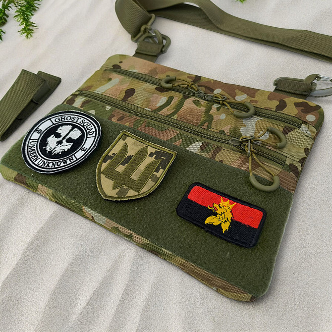 Сумка через плече військове маскування, Тактична армійська сумка через плече, Сумка FS-779 кобура наплічна Київ - фото 2