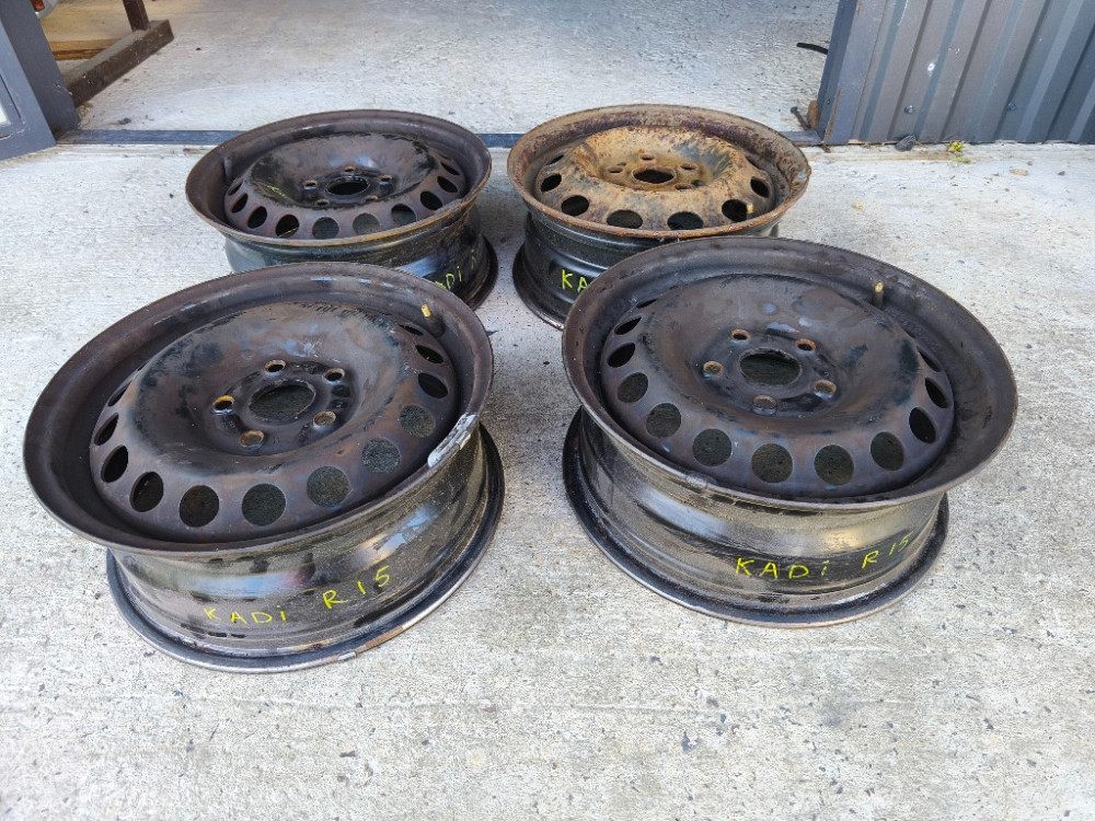 Диск колесний металевий R15 VW Caddy 2004-2015 (1K0601027T) Ковель - фото 2