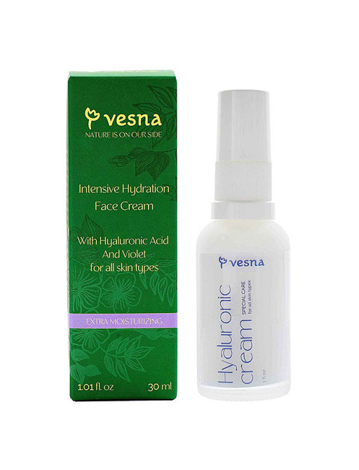 Крем з гіалуроновою кислотою для обличчя Vesna 30 мл Київ - фото 1