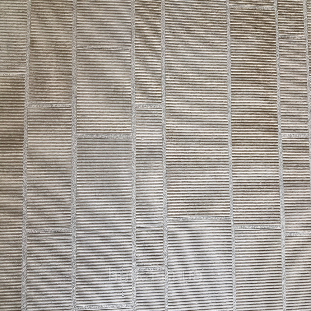 Шпалери вінілові на флізелін Rasch Factory 0.53х10,05 геометрія смуги фігури структурні біло молочні 428209 Київ - фото 3