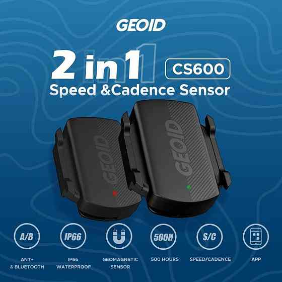 Датчик каденсу/швидкості для велосипеда GEOID CS600 ANT+/Bluetooth Луцк