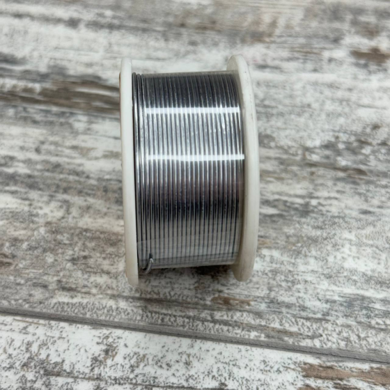 Припой ПОС 63 с флюсом 1мм, катушка 100г, JINHU, для пайки электроники Киев