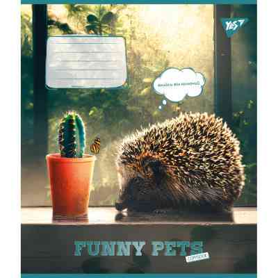 Тетрадь Yes Funny pets 48 листов линия (767126) Винница
