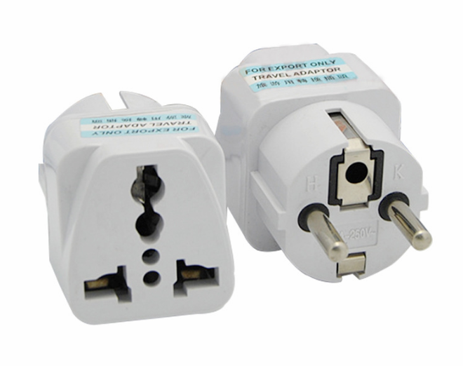 Сетевой переходник с китайской вилки CN на европейскую EU, адаптер 10А 250V Черновцы - изображение 1