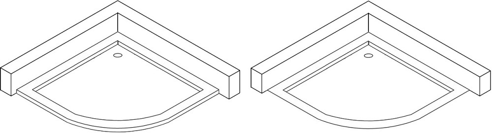 Душовий піддон півкруглий PILICA RS100I BRAVO (2уп.) Київ - фото 9